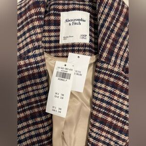 Abercrombie & Fitch Plaid Blazer NWT